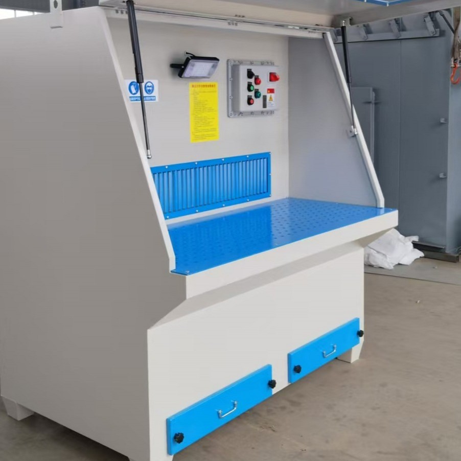 多工位打磨车间除尘系统布局方案